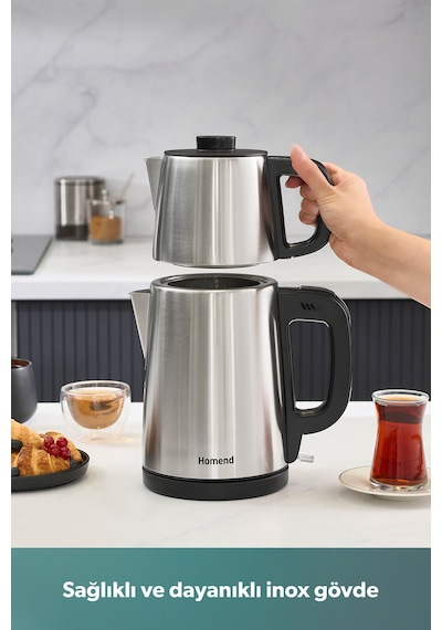 Homend Royaltea 1728H Su Isıtıcı & Çay Makinesi