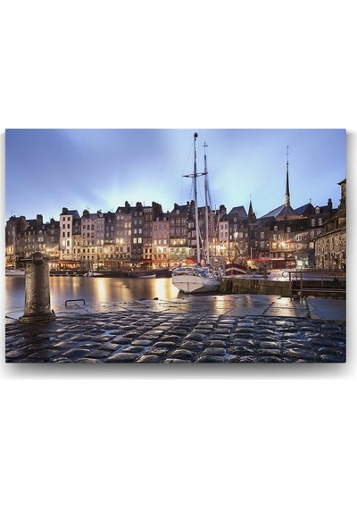 Amsterdam İskele Tablosu - 75x50cm
