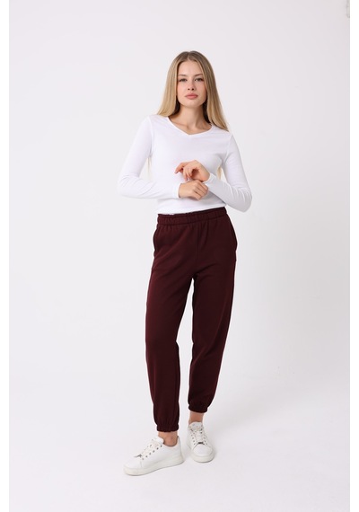 Defys Defy's Kadın İçi Polarlı 3 İplik Regular Fit Beli Ve Paçası Lastikli Bordo Jogger Eşofman Altı Bordo - 747316938 Bordo Defys Defy's Kadın İçi Polarlı 3 İplik Regular Fit Beli Ve Paçası Lastikli Bordo Jogger Eşofman Altı Bordo - 747316938 Bordo
