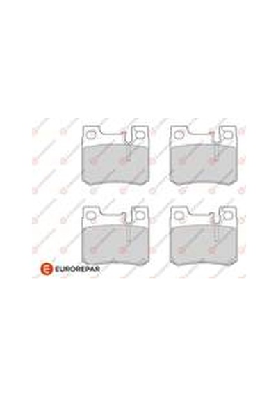 Fren Balatası Arka W202 Cıft Pımlı 93-00