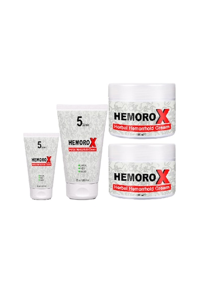Hemorox Kremi Seti - 2şer Tane Kavanoz + Tüp Krem