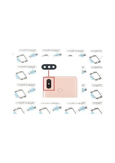 Xiaomi Uyumlu Redmi 6 Arka Kamera Camı Lens Yapışkanlı (525533694)