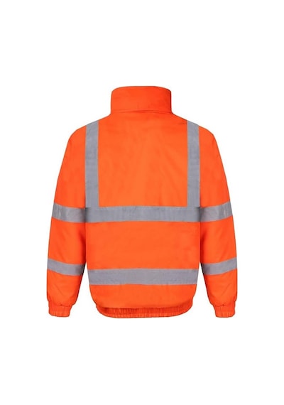 Reflektörlü 300d Oxford Bomber Mont Turuncu Sarı