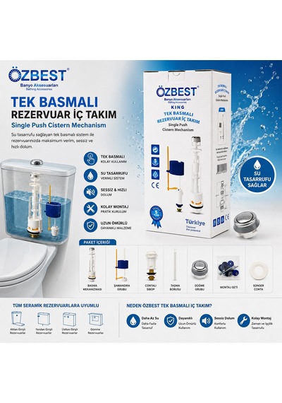 Basmalı Rezervuar İç Takım 5668 6998