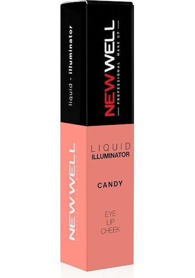 New Well Liquid Illuminator 3 İn 1 Aydınlatıcı Allık 6 ML Candy