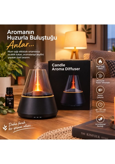 A9 Işıklı Aromalı Hava Nemlendirici
