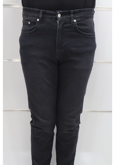 Denim Cartel Dmctekstil Erkek 965 Füme Yüksek Bel Rahat Kesim Boru Paça Jean Pantolon