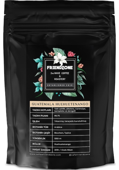 Friendzone Guatemala Huehuetenango Espresso Çekirdek Kahve 250 G