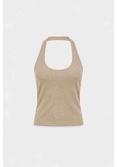 Suud Collection Taş Tara Halter Top