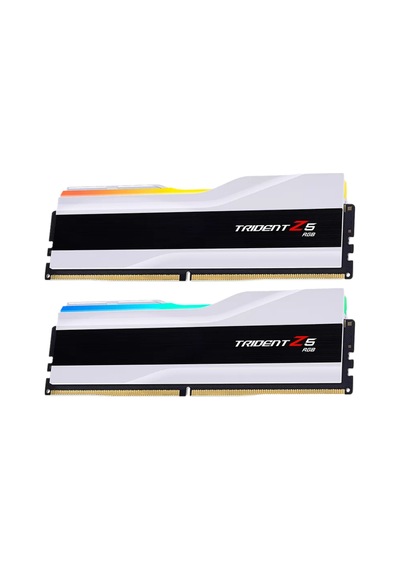 Gskıll 64gb 2x32gb Trident Z5 Rgb 6400mhz Cl32 Ddr5 1.4v Beyaz Dual Kit Ram