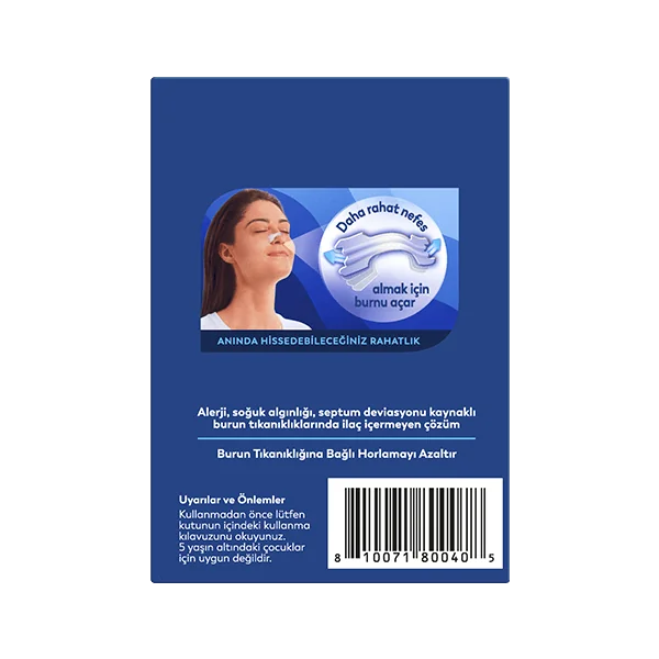 Breathe Right Burun Bandı Orijinal Küçük-Orta 10'lu