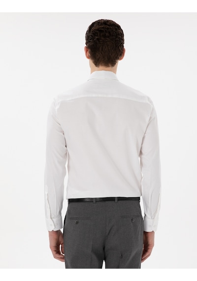 Pierre Cardin Erkek Beyaz Gömlek Desenli 50305250-vr013 Beyaz