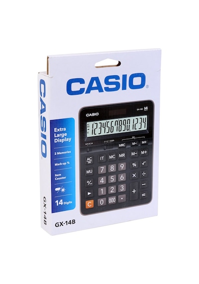 Casio GX-14B Masaüstü 14 Haneli Hesap Makinesi
