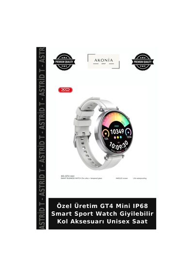 Özel Üretim Gt4 Mini Ip68 Smart Sport Watch Giyilebilir Kol Aksesuarı Unisex Saat