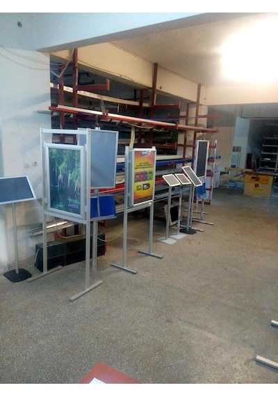 B2 50X70Cm Alüminyum Tek Taraflı Kaldırım Reklam Poster Pano