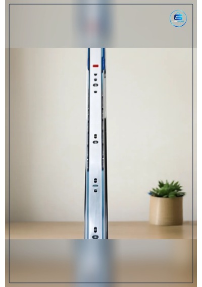 Teleskopik Bilyalı Çekmece Rayı 43x500 Mm Frenli Takım Çelik Mobi Çok Renkli
