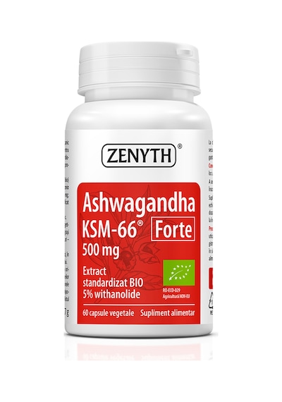 Ashwa/gandha Ksm-66 Forte 500 Mg 60 Vegan Kapsül