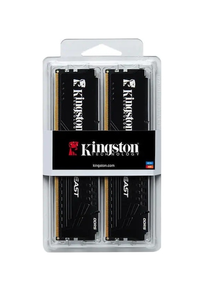 Kıngston Beast, Kf552c36bbek2-32tr, 32gb 2x16gb , 5200mhz, Ddr5, Cl36, Desktop Gaming Ram Soğutuculu