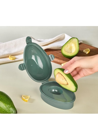 Lexroo Mons Avokado Saklama Kabı, Plastik, Bpa İçermez, Bulaşık Makinasında Yıkanabilir, 600 Ml Çok Renkli