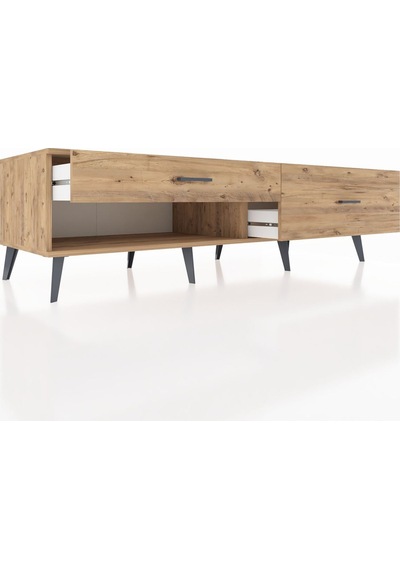 Kronos Tv Ünitesi 2 Çekmeceli 176x59x51 Çam-çam/çam Atlas Çam/atlas Çam