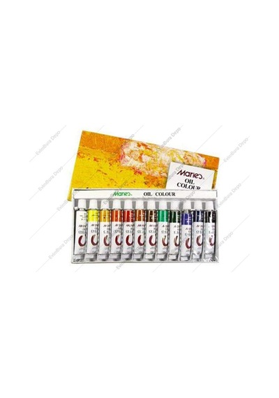 Maries 12 Ml 12 Renk Yağlı Boya Diğer