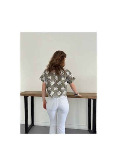 Verymoda Nakışlı Gömlek D2858 Haki