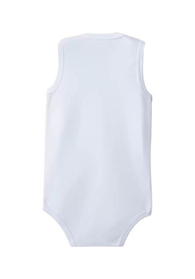 Gaye Bebe Beyaz Askılı Body Zıbın 2-7 Yaş Çocuklar İçin 5 Adet Alttan Çıtçıtlı Özel Gereksinimli Çok Renkli