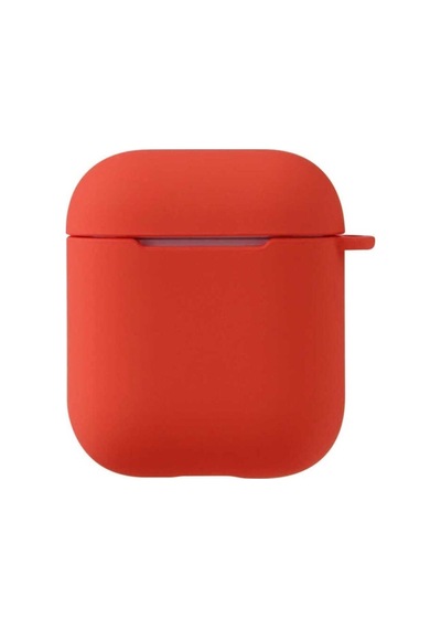 Apple AirPods Uyumlu Kılıf Zore Airbag 11 Silikon Turuncu