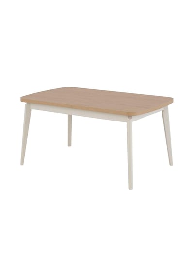 Dori Ortadan Açılır Yemek Masası 90x150 Cm Krem