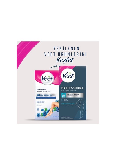 Professional Ağda Bandı Bacak & Vücut Bölgesi Hassas Ciltler İçin 20'li