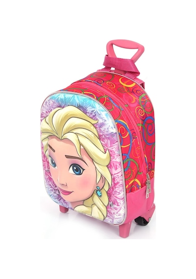 Elsa Pembe Mavi Detaylı Çanta Frozen Kreş Çantası Anasınıfı