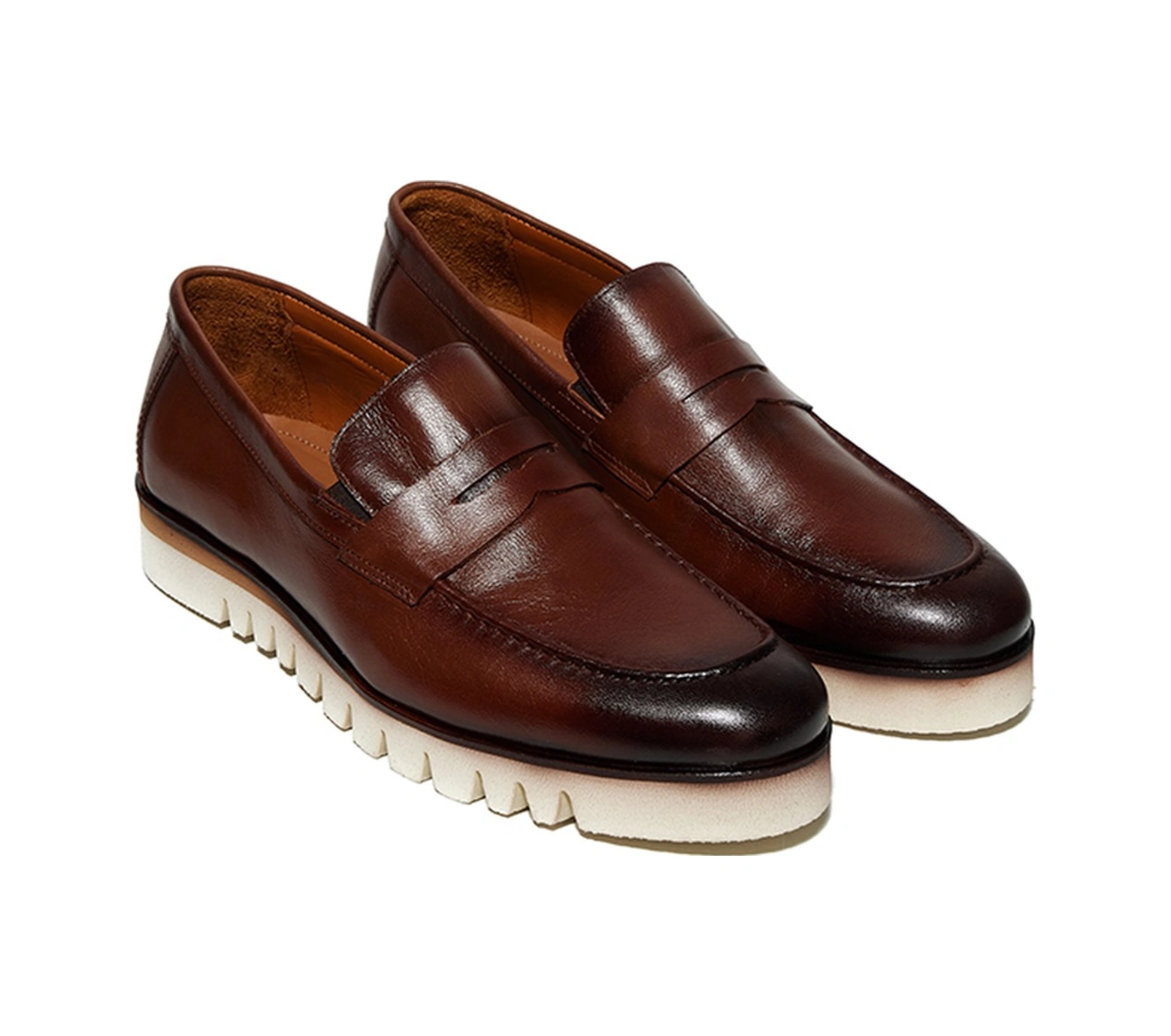 Bestello Bağcıksız Eva Taban Loafer 331-402 Erkek Ayakkabı Taba