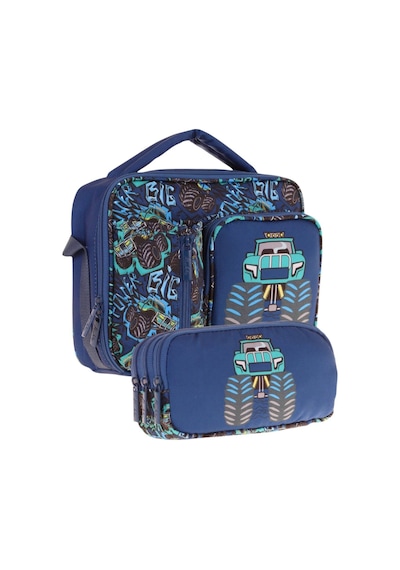 Kaukko Kids Erkek Çocuk Lacivert Turkuaz Kamyon Üç Bölmeli Thermo Beslenme Çantası Ve Kalemlik Seti L7261+l8261 Lacivert - Turkuaz Kaukko Kids Erkek Çocuk Lacivert Turkuaz Kamyon Üç Bölmeli Thermo Beslenme Çantası Ve Kalemlik Seti L7261+l8261 Lacivert - Turkuaz