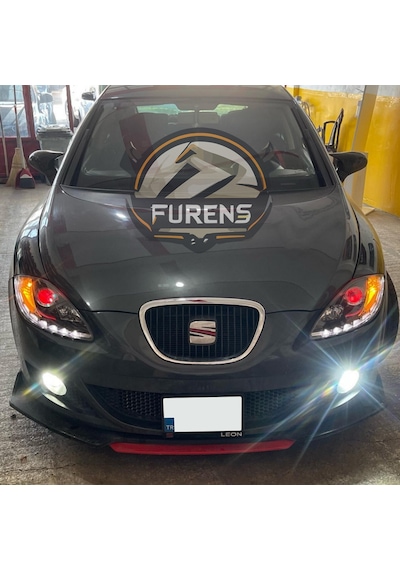 Seat Leon Mk2 Batman Yarasa Ayna Kapağı Piano Black 2005 2006 2007 2008 Uyumlu