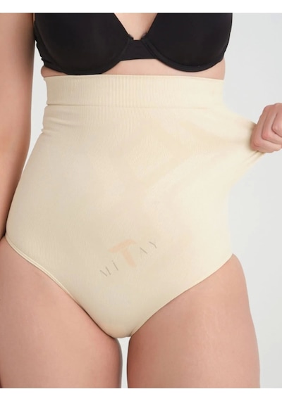 Genculus Toparlayıcı Doğum Sonrası Korse  Altı Slip Korse Yüksek Bel