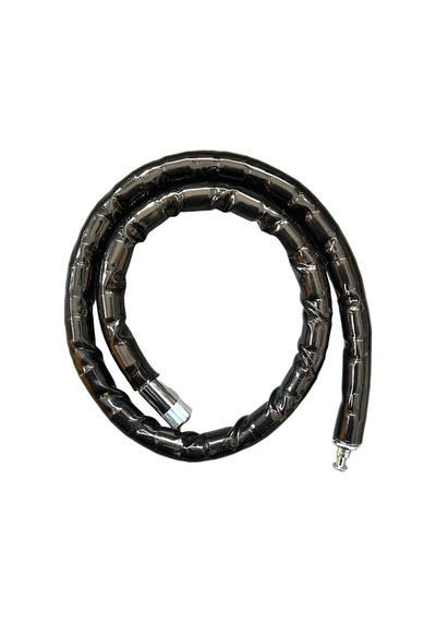 Kilit Çelik Zırhlı Güvenli Anahtarlı Körüklü Kalın Şık Siyah Boy 120 Cm Çap 22 Mm Motosiklet Kilidi