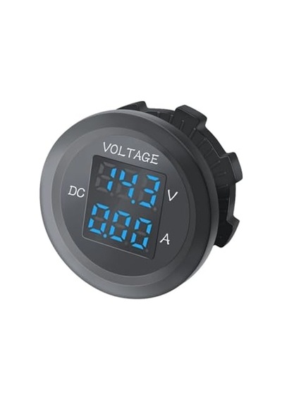 Dc12v/24v Dijital Voltmetre Ampermetre
