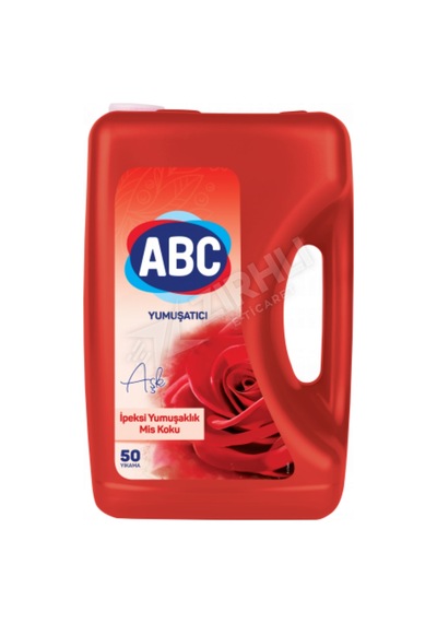 5 Adet Abc Soft Çamaşır Yumuşatıcı Aşk 5 Lt Tekli