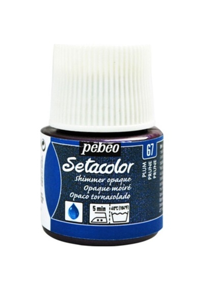 Pebeo Setacolor Opak Kumaş Boyası Metalik 67 Shimmer Plum