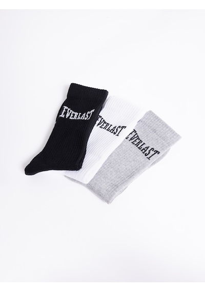Everlast Classics 3'lü Karma Çorap Gri Melanj
