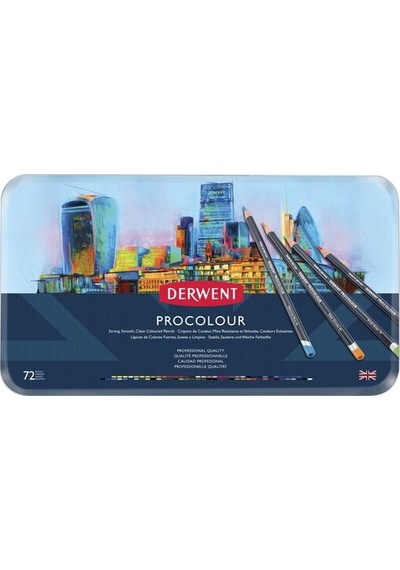 Derwent Procolour Pencils Kuru Boya Kalemi 72'li