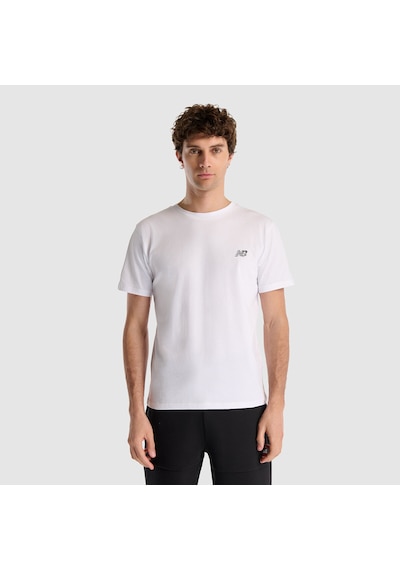 New Balance Erkek T-shirt Mnt1537-wt Beyaz