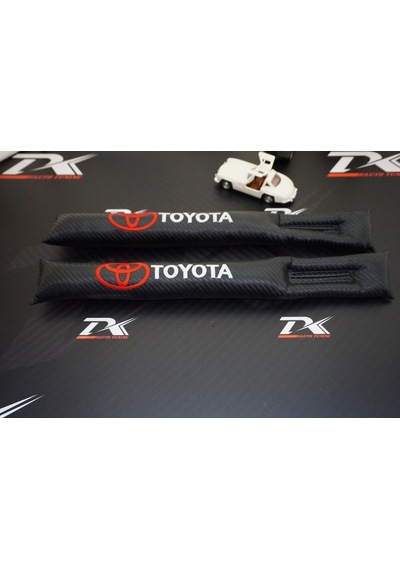 Dk Toyota Uyumlu Logo Karbon Desen Koltuk Arası Fitili 2 Li Set New