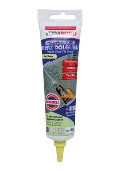 Vodabond Kullanıma Hazır Derz Dolgusu 250Gr – Bej