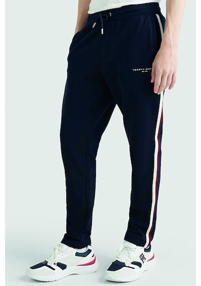Tommy Hilfiger Şeritli Erkek Eşofman Altı Lacivert