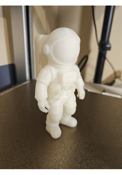 Astronot Oyuncak Beyaz Renk Pla Doğal Malzeme 13cm Balık