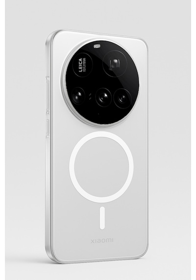 Ennar Xiaomi Mi 14 Ultra Uyumlu Magsafe Sararmaz Şeffaf Sert Mika Silikon Kılıf Şeffaf