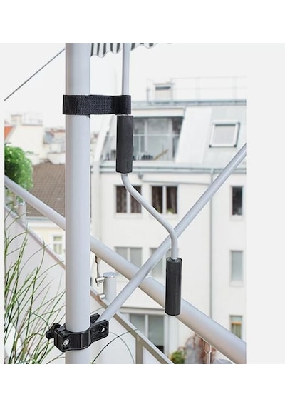 Teleskopik Tente Gri-beyaz 300x130 Cm
