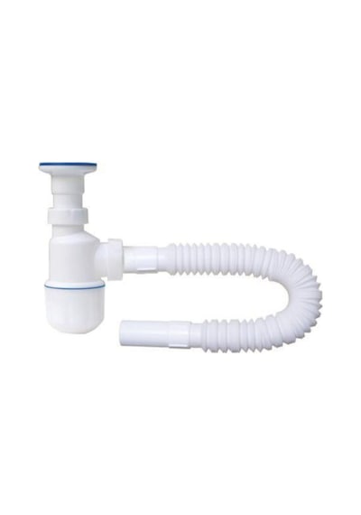 Körüklü Tahliye Taslı Lavabo Evye Sifonu - Depolu Lavabo Evye Gider Borusu Diğer