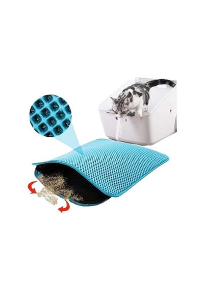 Kedi Tuvaleti Önü Elekli Kedi Kumu Paspası 60 X 40 Cm
